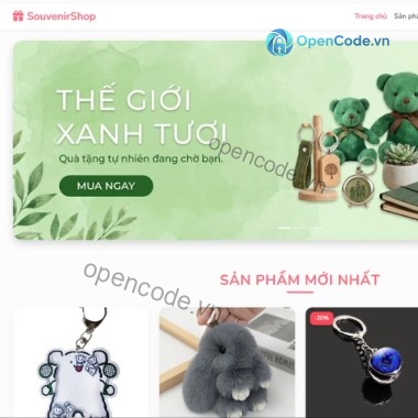 website bán đồ lưu niệm